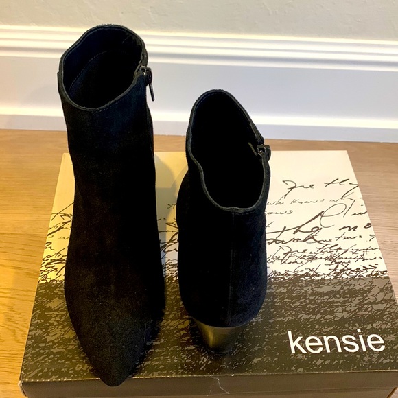 NWT Kensie Lyden Black Booties - Picture 3 of 5